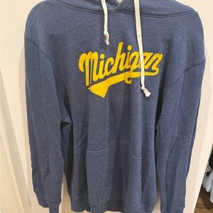Michigan Blue and Yellow Men's Hoodie by Homefield